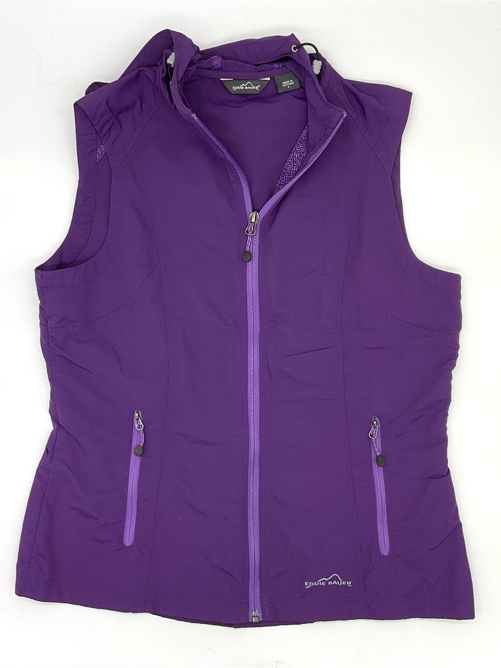 Eddie Bauer Hooded Travex Vest, Small